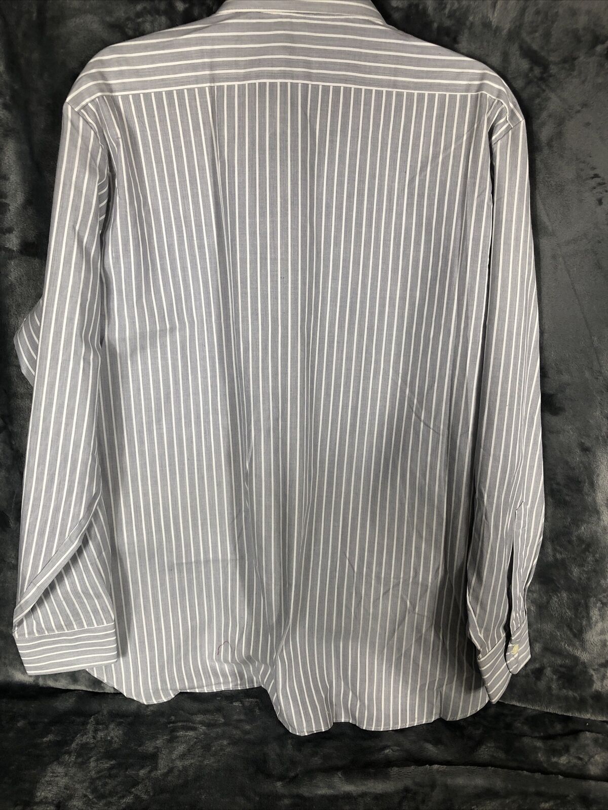 Saint Michael Men’s Shirt Button Down Long Sleeve 17 1/2 Neck 44 Stripped￼