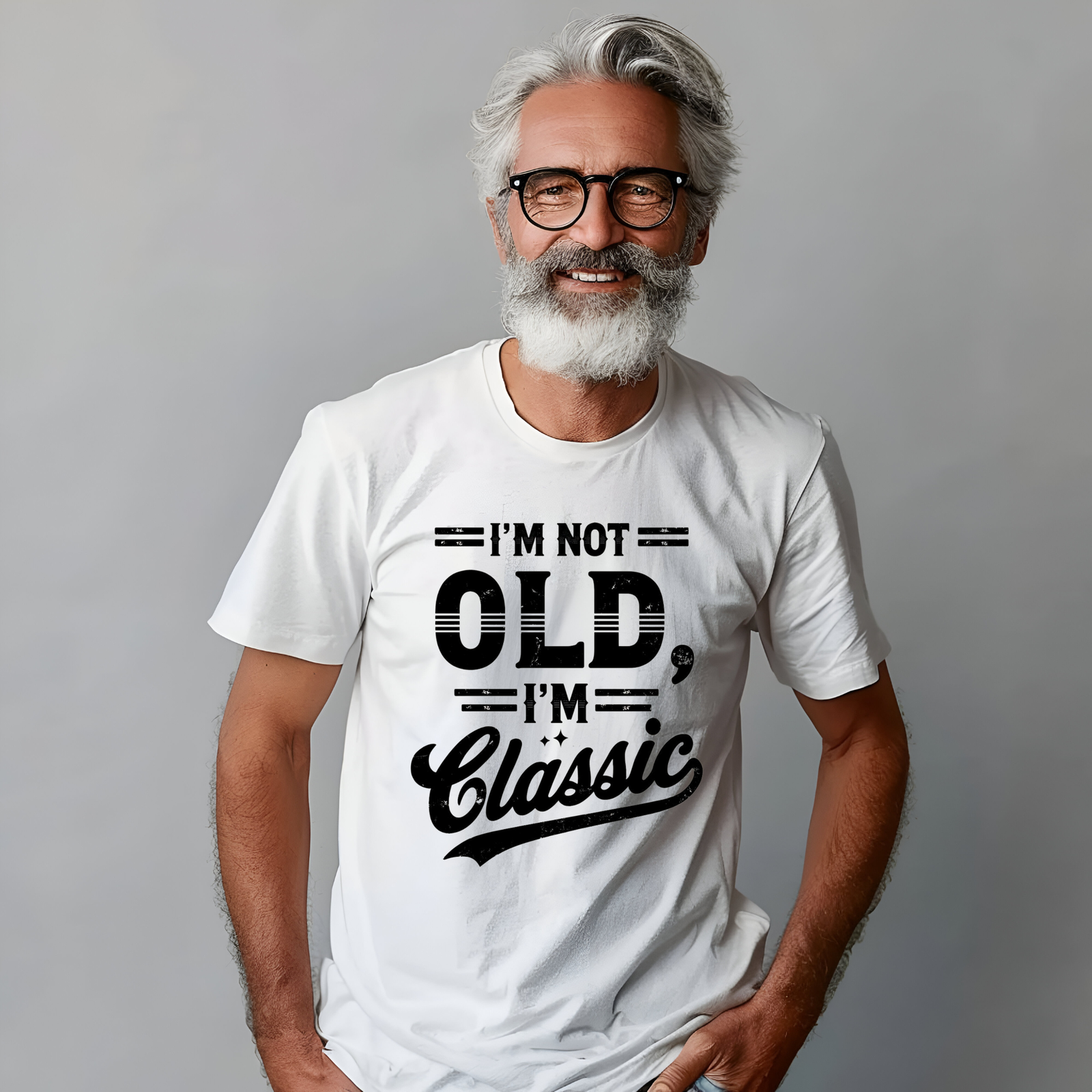 Men's Sweatshirt Funny Im Not Old Im Classic Humorous Dad Gift