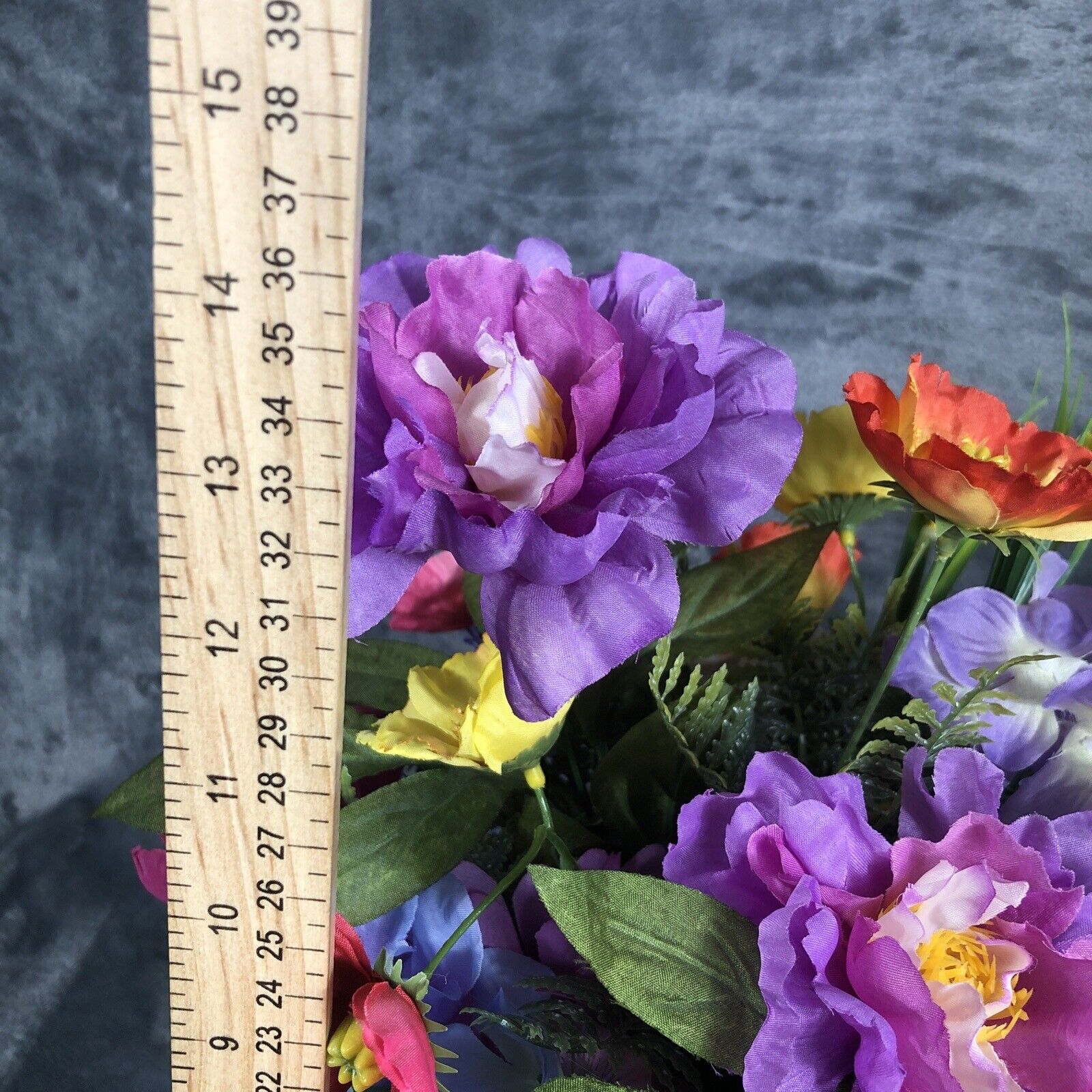 Artificial Flower Arrangement Spring Colors Floral Centerpiece Mixed Flowers