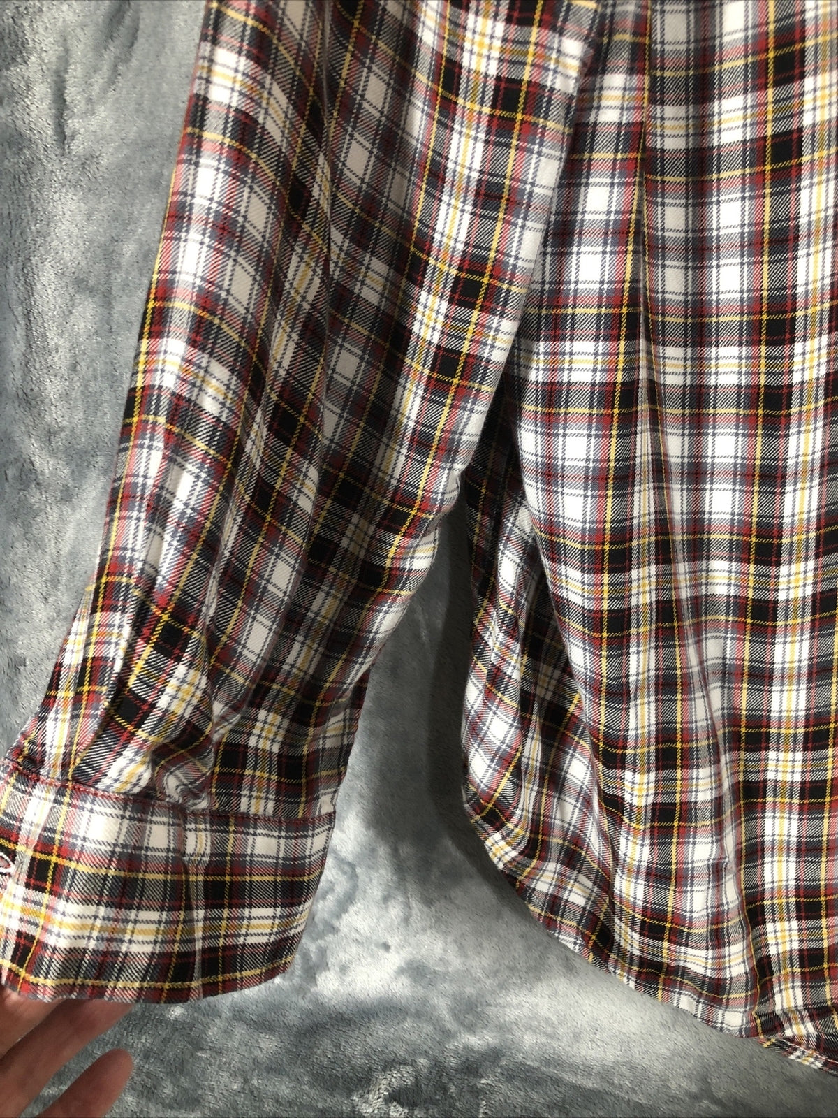 Terra Sky Woman’s Shirt  Button Down Long Sleeve Adult Size 1X