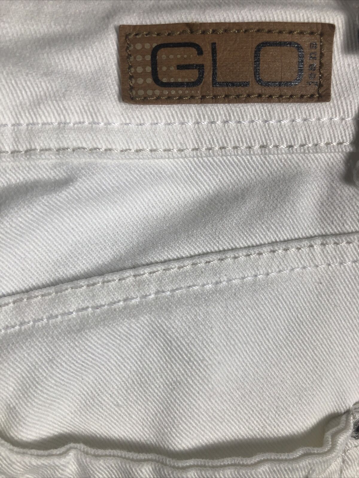 Glo White Studded Jeans Pocket Girls Junior Size 5 Pants