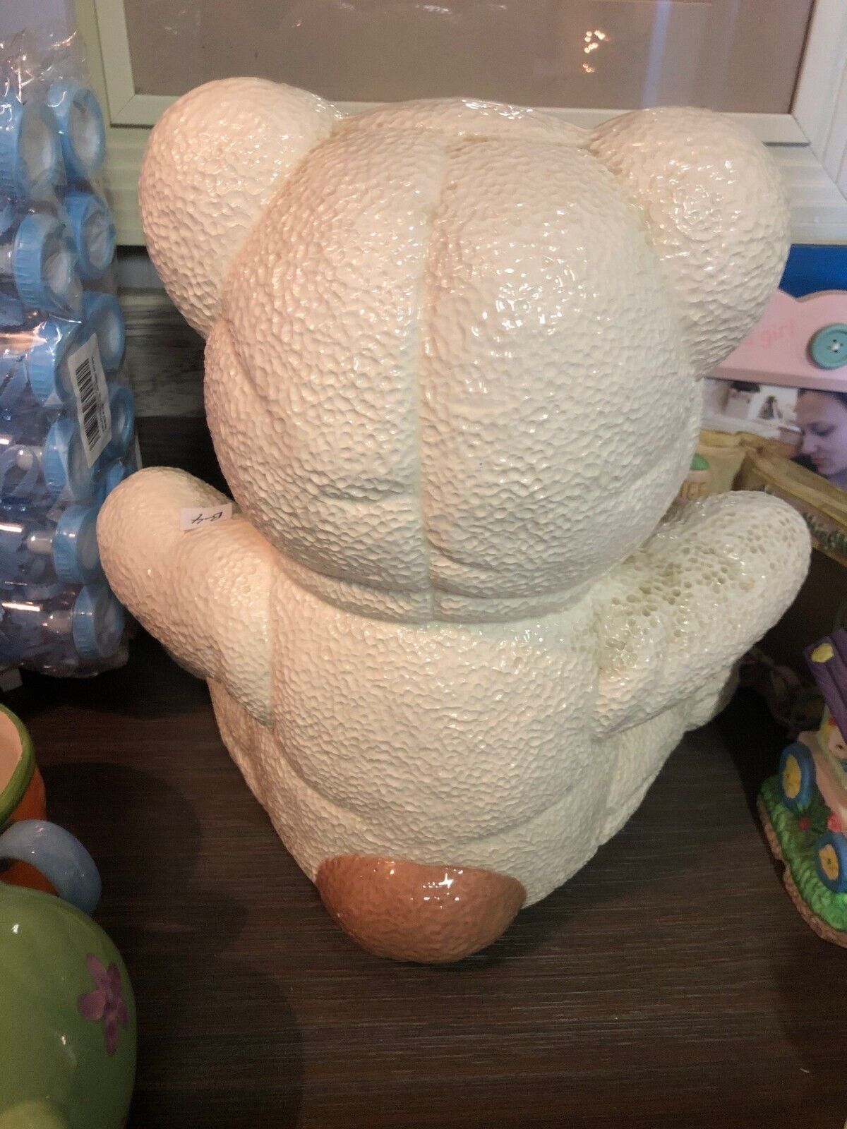 Ceramic Teddy Bear Figurine