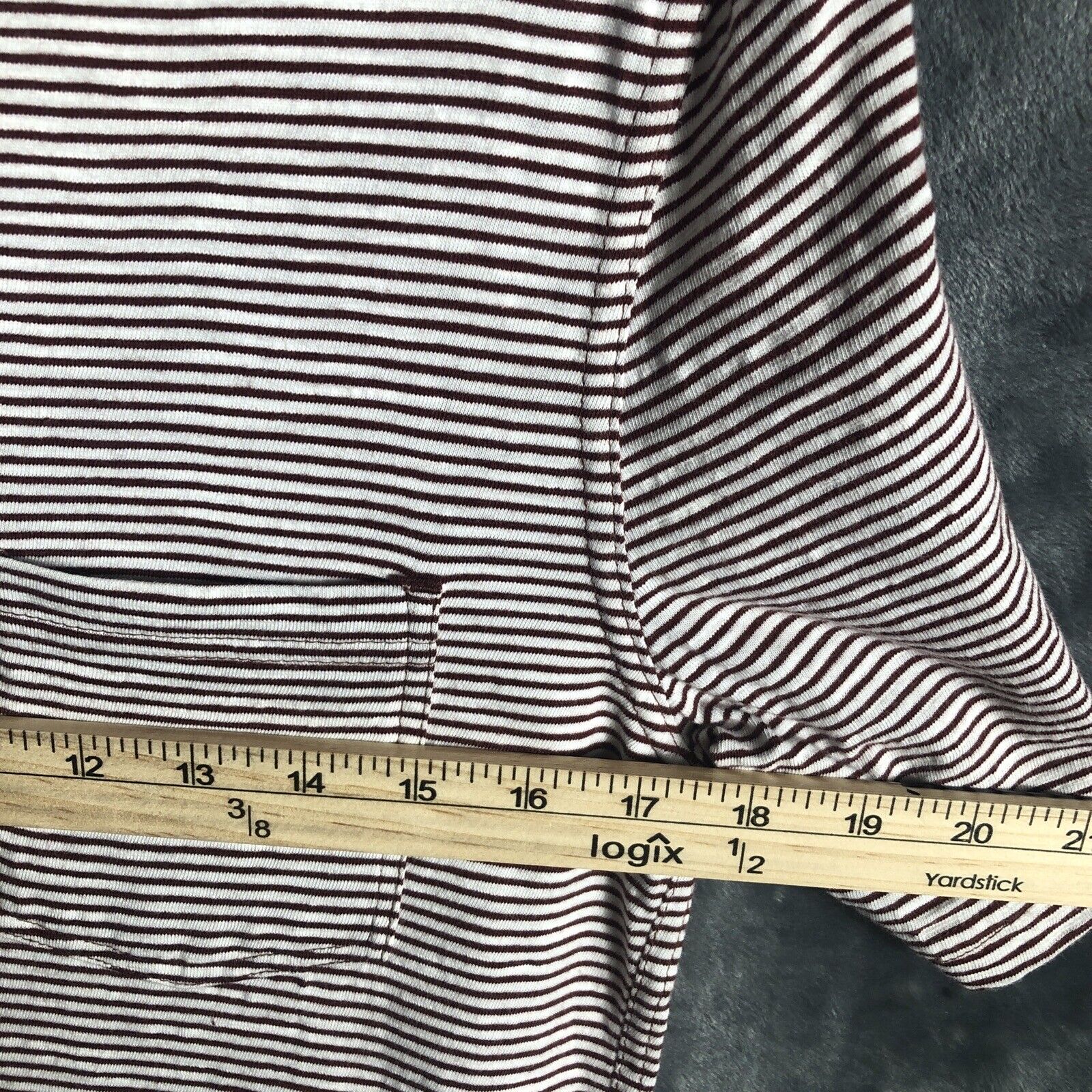 Great Northwest Clothing Company Short Sleeve Button Up Shirt Stripes Mens Small