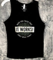 It works Woman’s Tops XL ￼Black Have You Tried That Crazy Wrap Thing It Works ￼