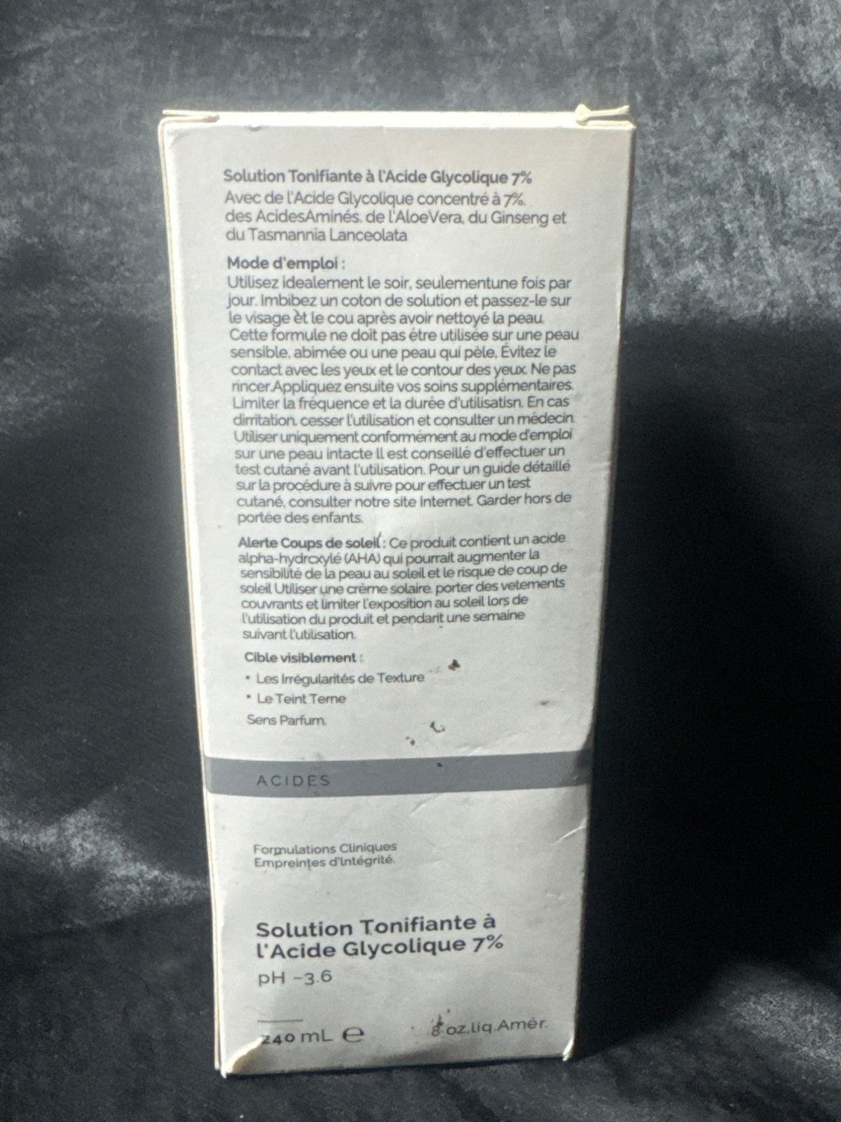 The Ordinary Glycolic Acid 7% Toning Solution 240mL For Radiant Skin Care