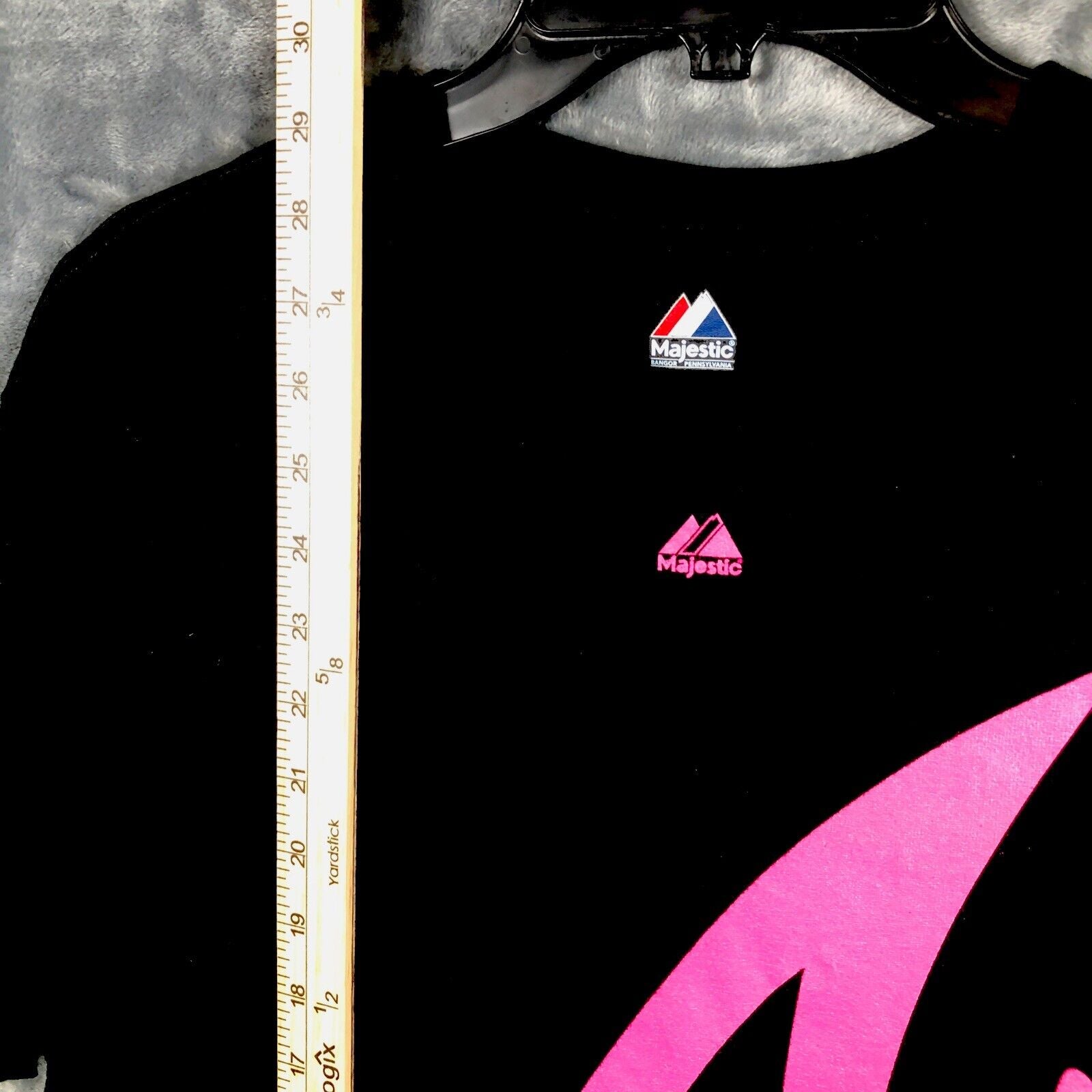 Majestic Atlanta Braves Superior Play Black T-Shirt Size Large