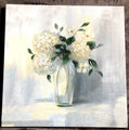 White Floral Canvas Art 12