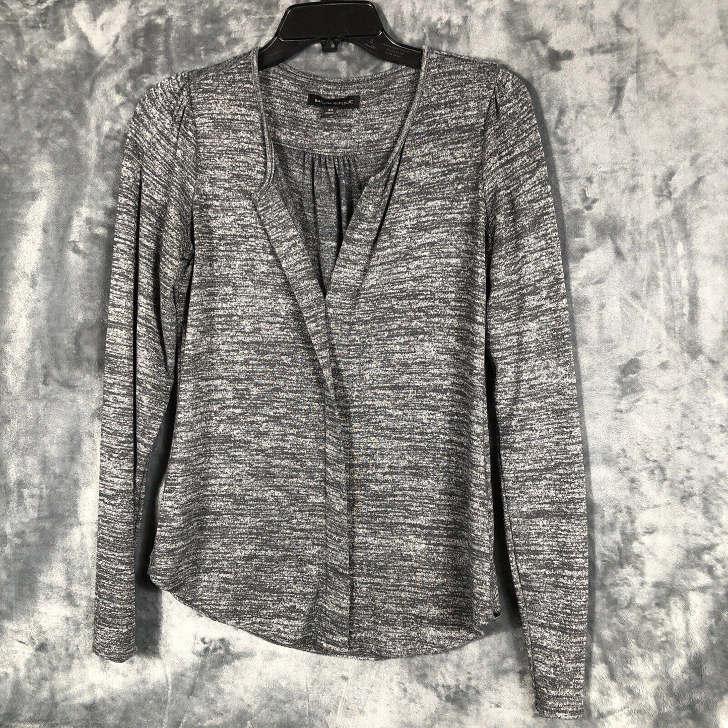 BANANA REPUBLIC Women's Sweater Pullover Extra Small Gray Long Sleeve XS