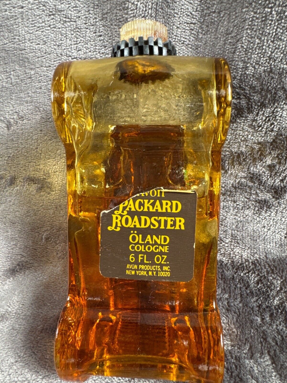 Avon Packard Roadster Öland Cologne Glass Car Bottle 6 Fl Oz Vintage Collectible