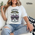 Womans T Shirt Sweet Poison Strawberry Skull Shirt Gothic Grunge Top Streetwear 