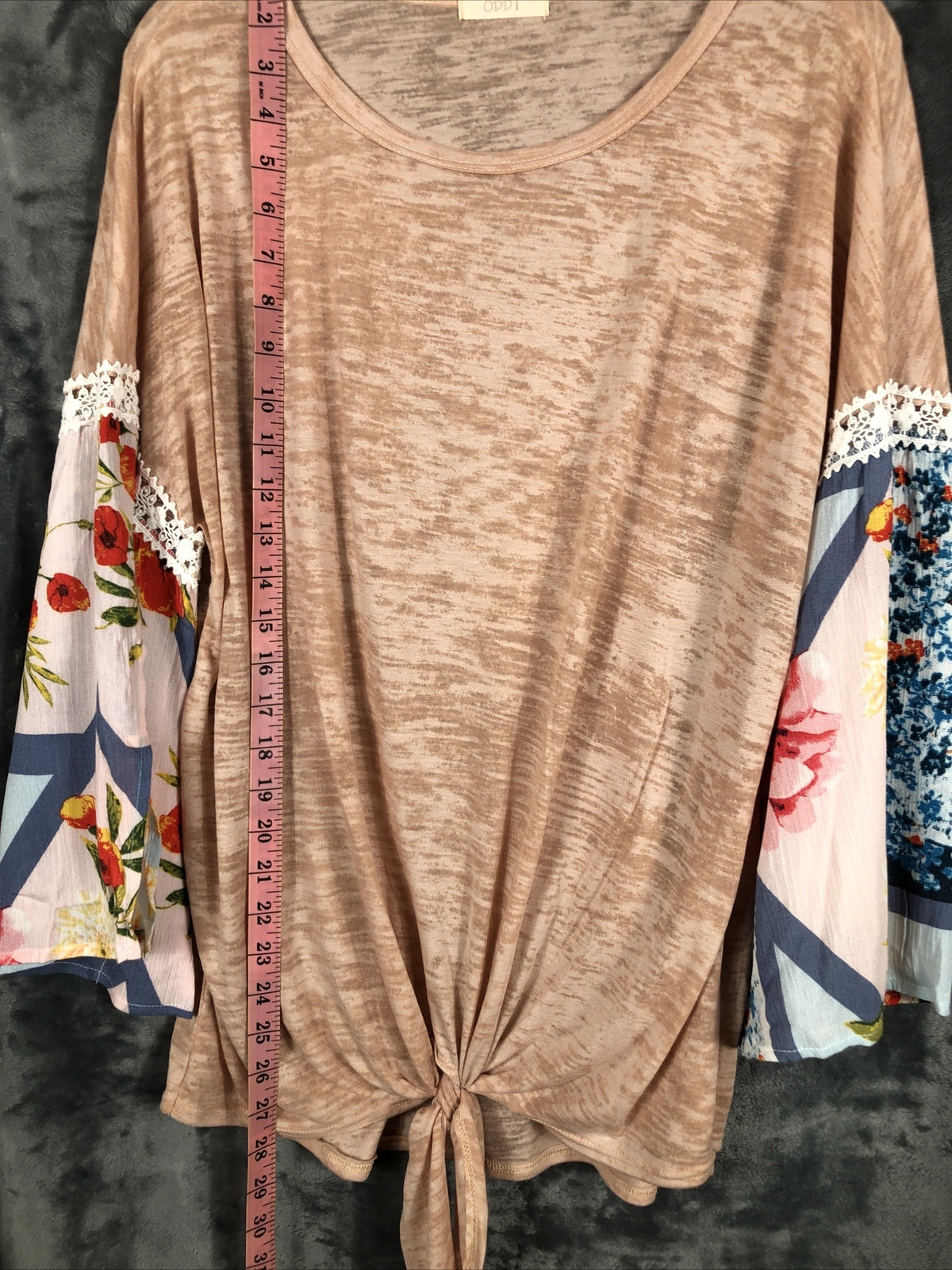 ODDY Woman's Blouse Size Shirt Large Multi Color Top