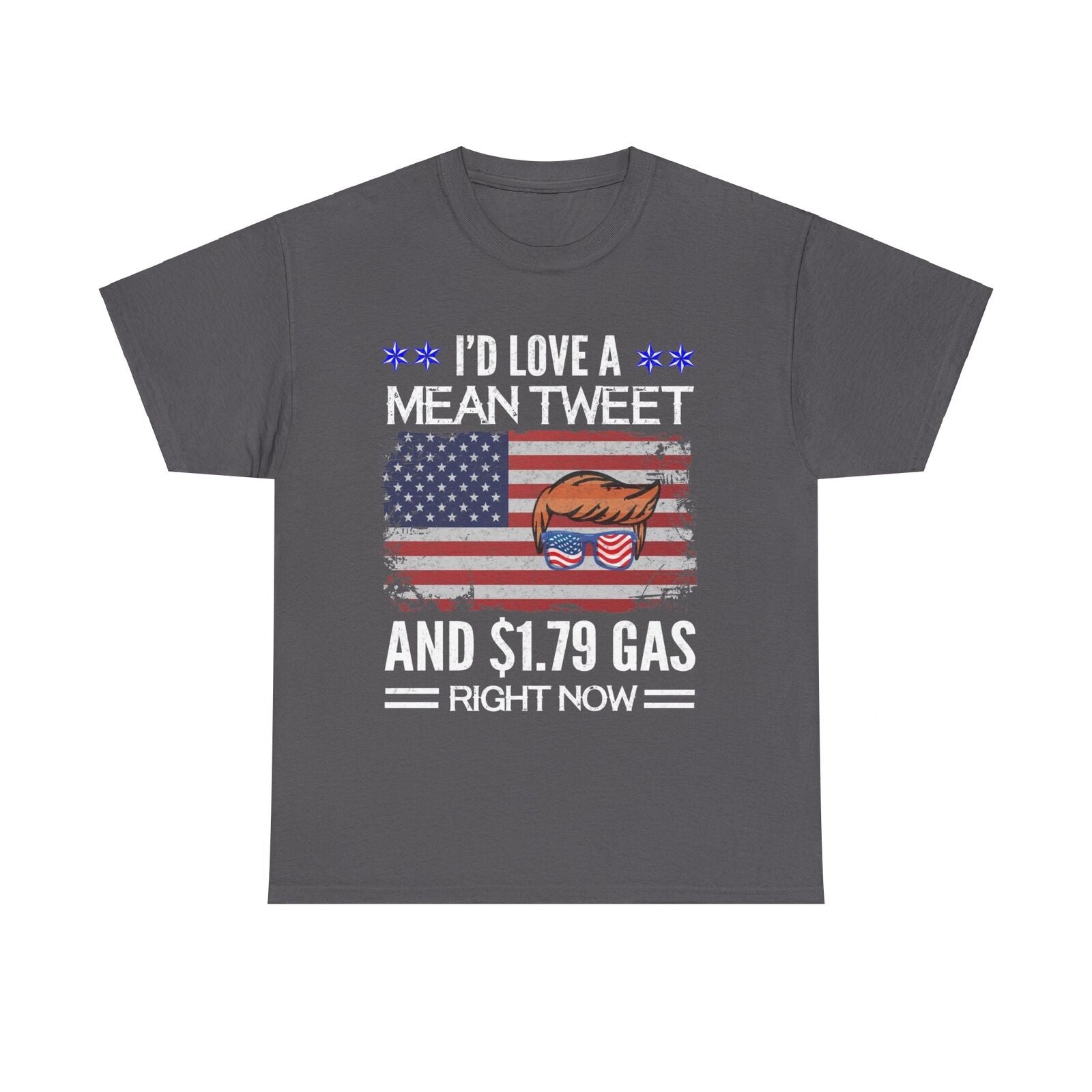 Trump 2024 T Shirt Woman's I'd Love A Mean Tweet Right Now Men's Trump Shirt