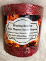 Blazing Bonfire Glitter Candle Sheer Elegance Candle Co. Hand Poured Coconut & S