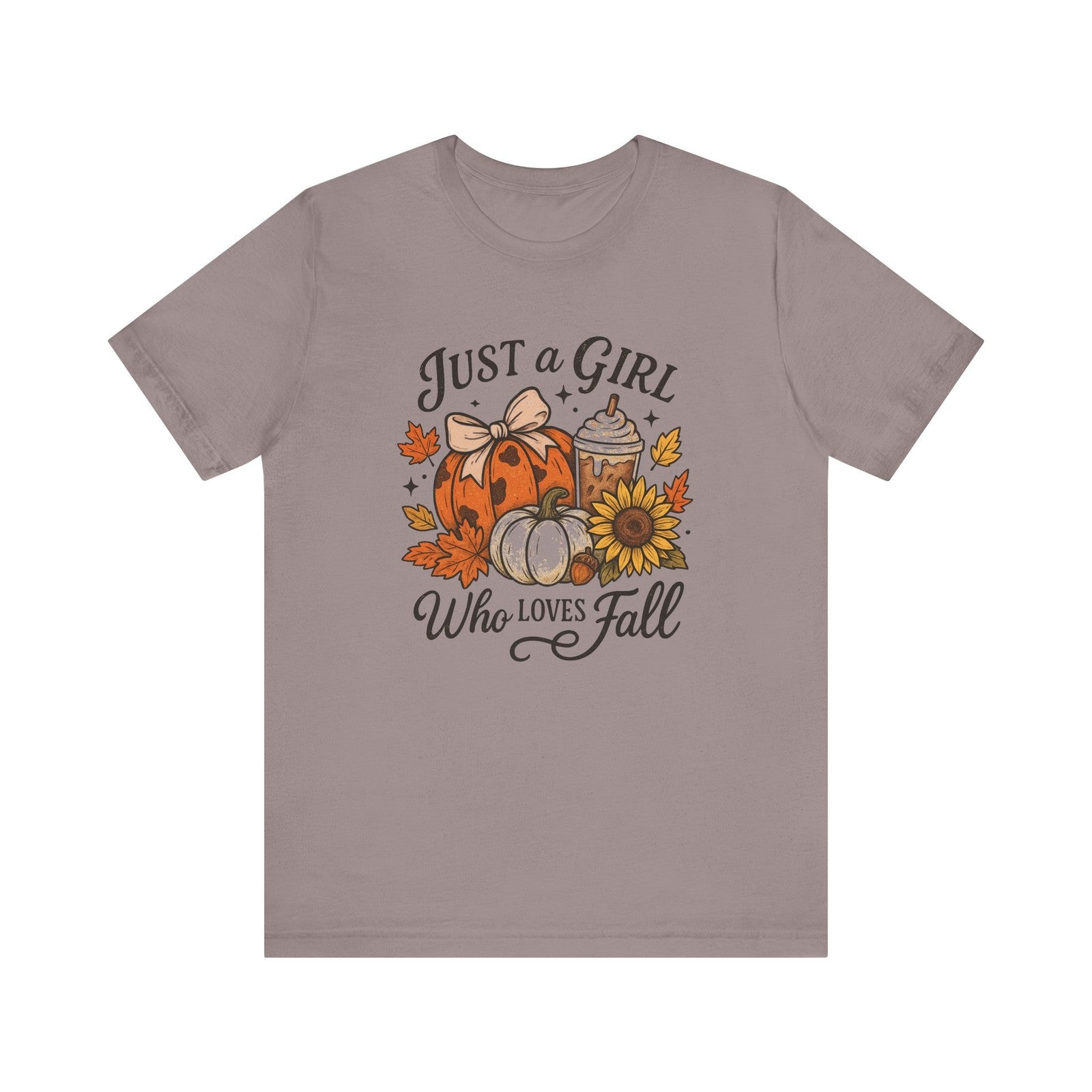 Womans Fall Shirt Just a Girl Who Loves Pumpkin Football And Coquette Bows Top