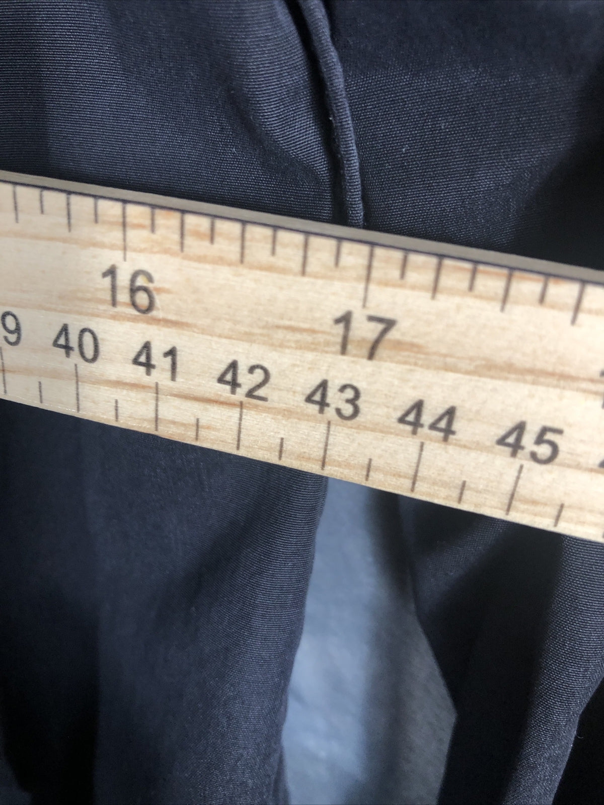 Joujou Ladies Black Trench Coat, Size Lightweight Button Down Missing Belt