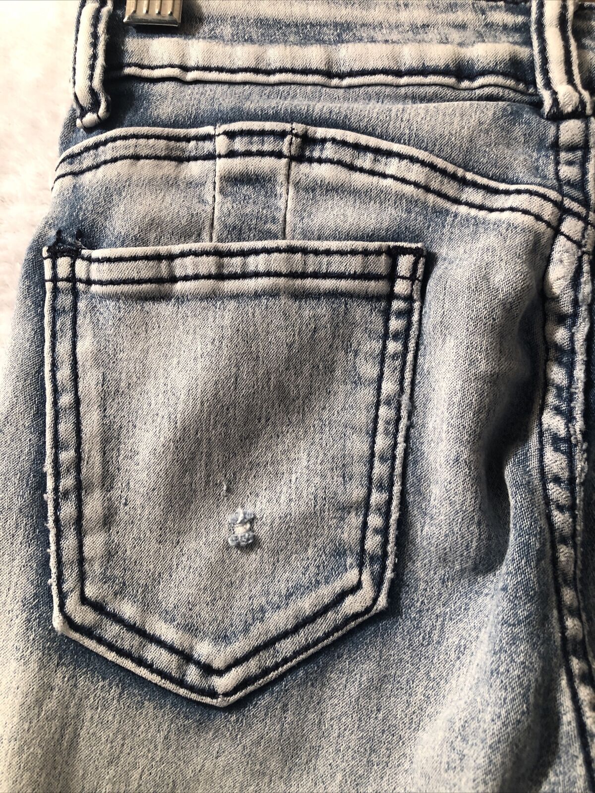 Bamboo Jeans Distressed  Girls 1/2