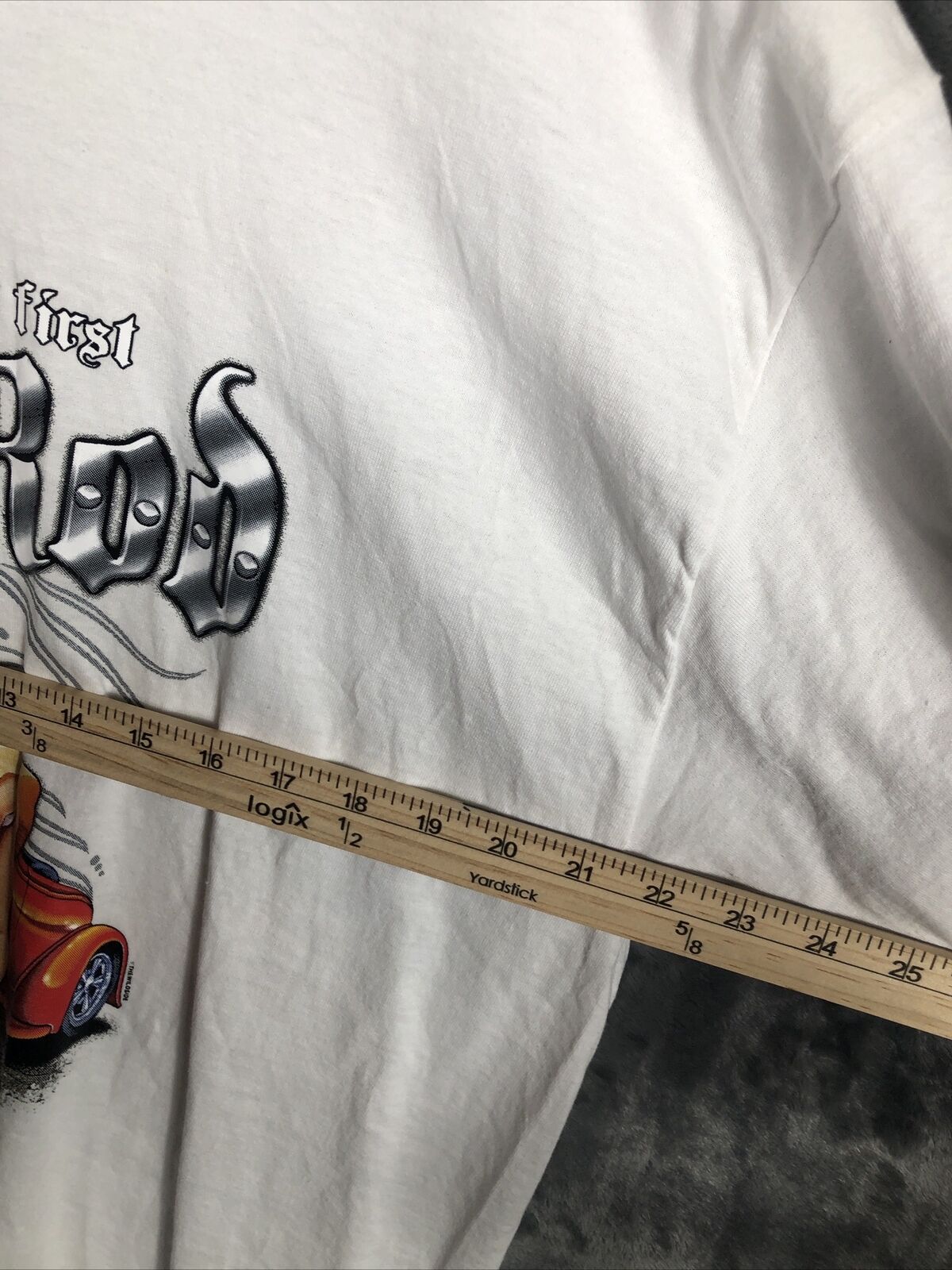 Men’s T-Shirt Hot Rod Racing Shirt Size Extra Large