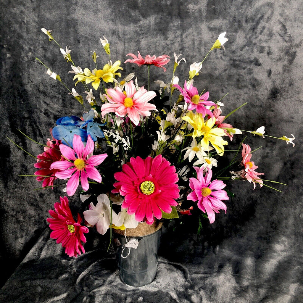 Artificial Flower Arrangement Silk Spring Bouquet New Floral Arrangement 