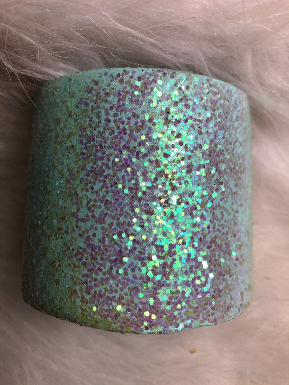Toasted Pumpkin Spice Scented Candle 8 Oz - Glittery Design - 100% Natural Soy B