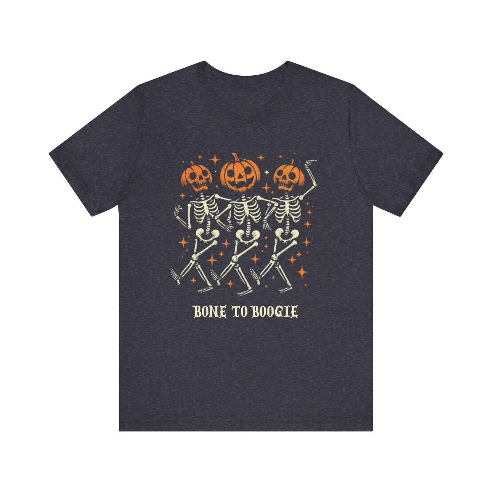 Womens Halloween T Shirt Pumpkin Skeleton Tee Spooky Season Fall Spooky Shirt 