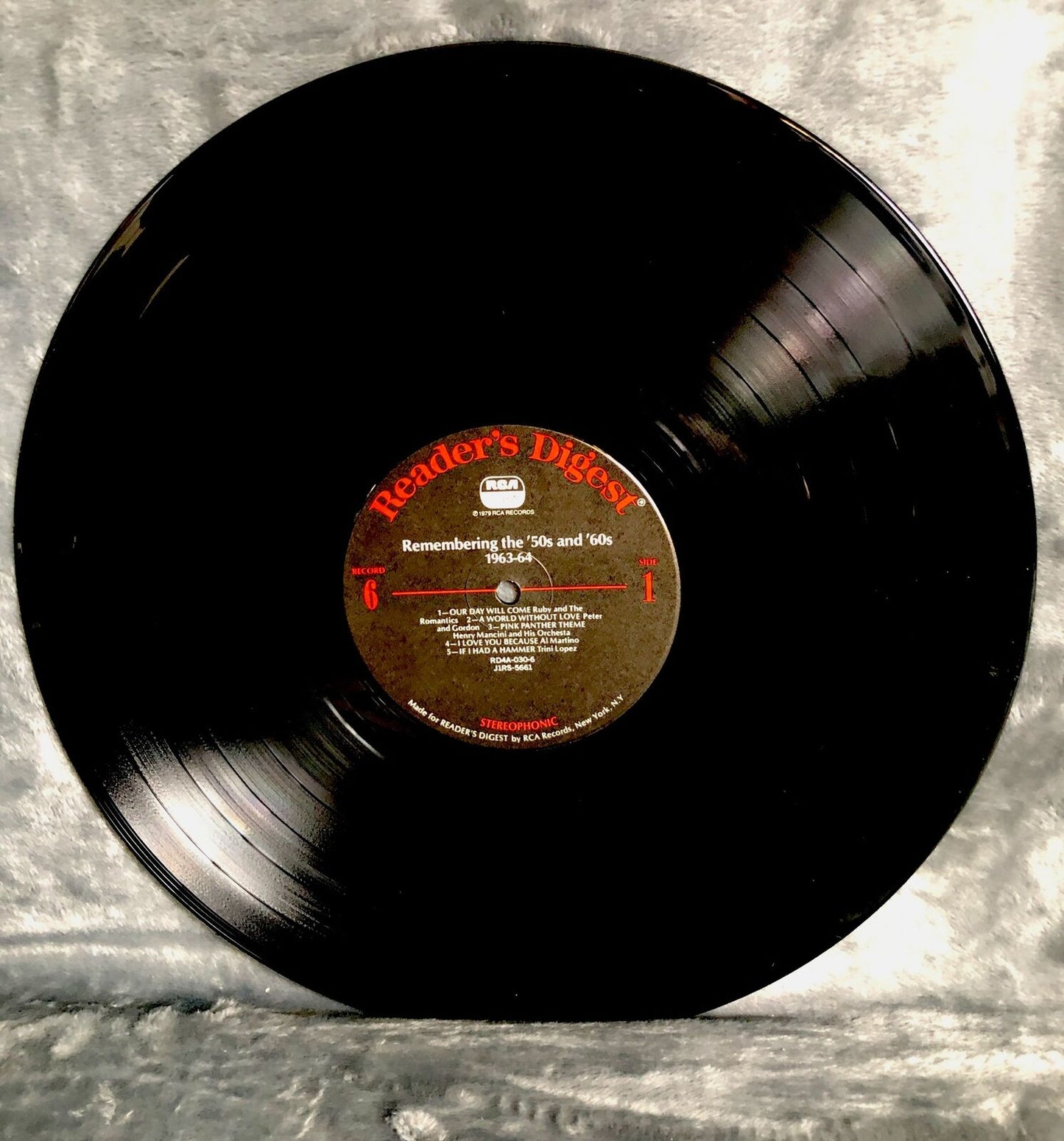 Remembering the '50s and '60s Various Artist Reader's Digest 8 Record Set 1979