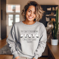 Womans Halloween Teacher Sweatshirt You Can't Scare Me I'm a Teacher Spooky Top