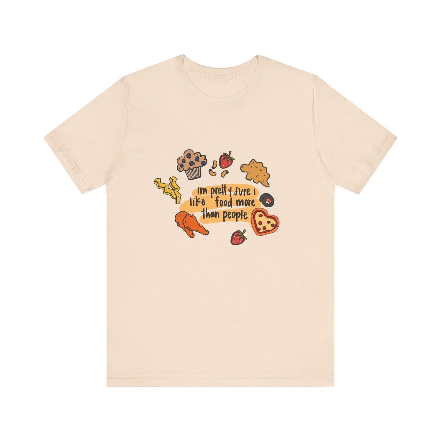 Womans T Shirt Funny Food Shirt I Like Snacks More Than People Tee Humor Gift