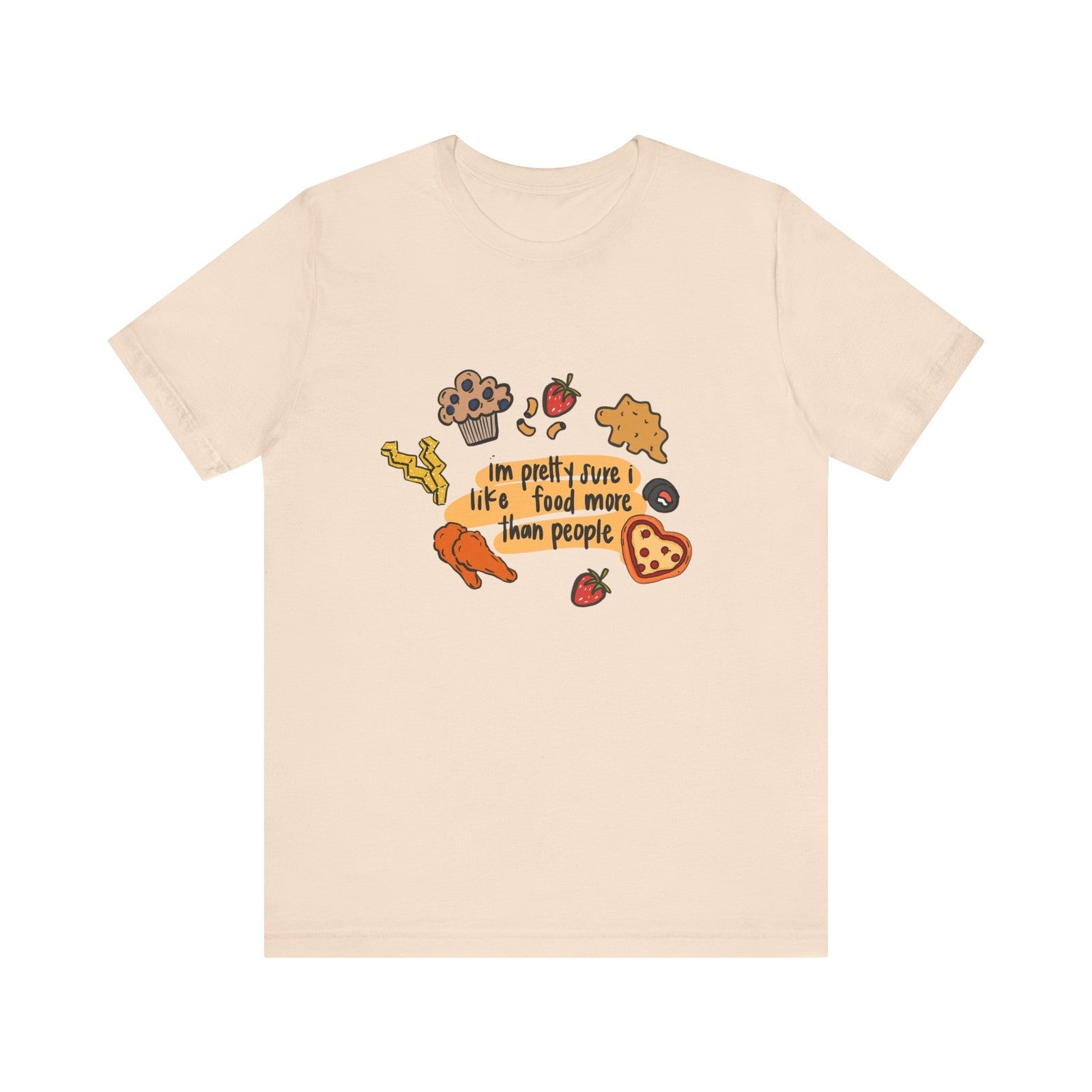 Womans T Shirt Funny Food Shirt I Like Snacks More Than People Tee Humor Gift