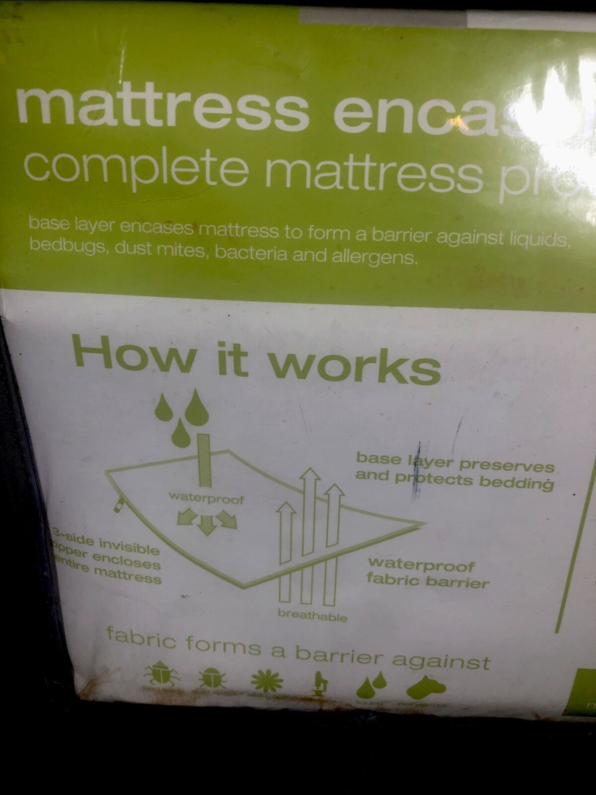 Mattress Cover Full XL Encasement Waterproof Cover/Barrier For Allergens/Pets