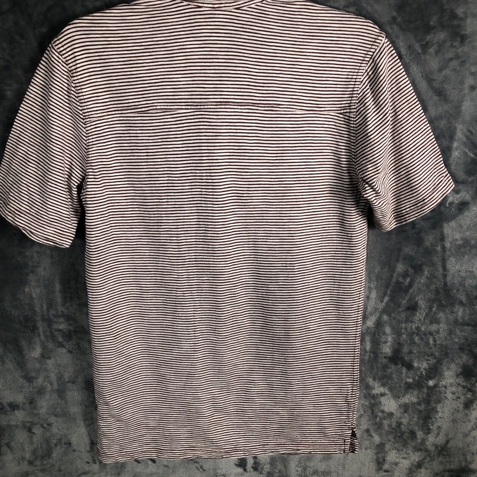 Great Northwest Clothing Company Short Sleeve Button Up Shirt Stripes Mens Small