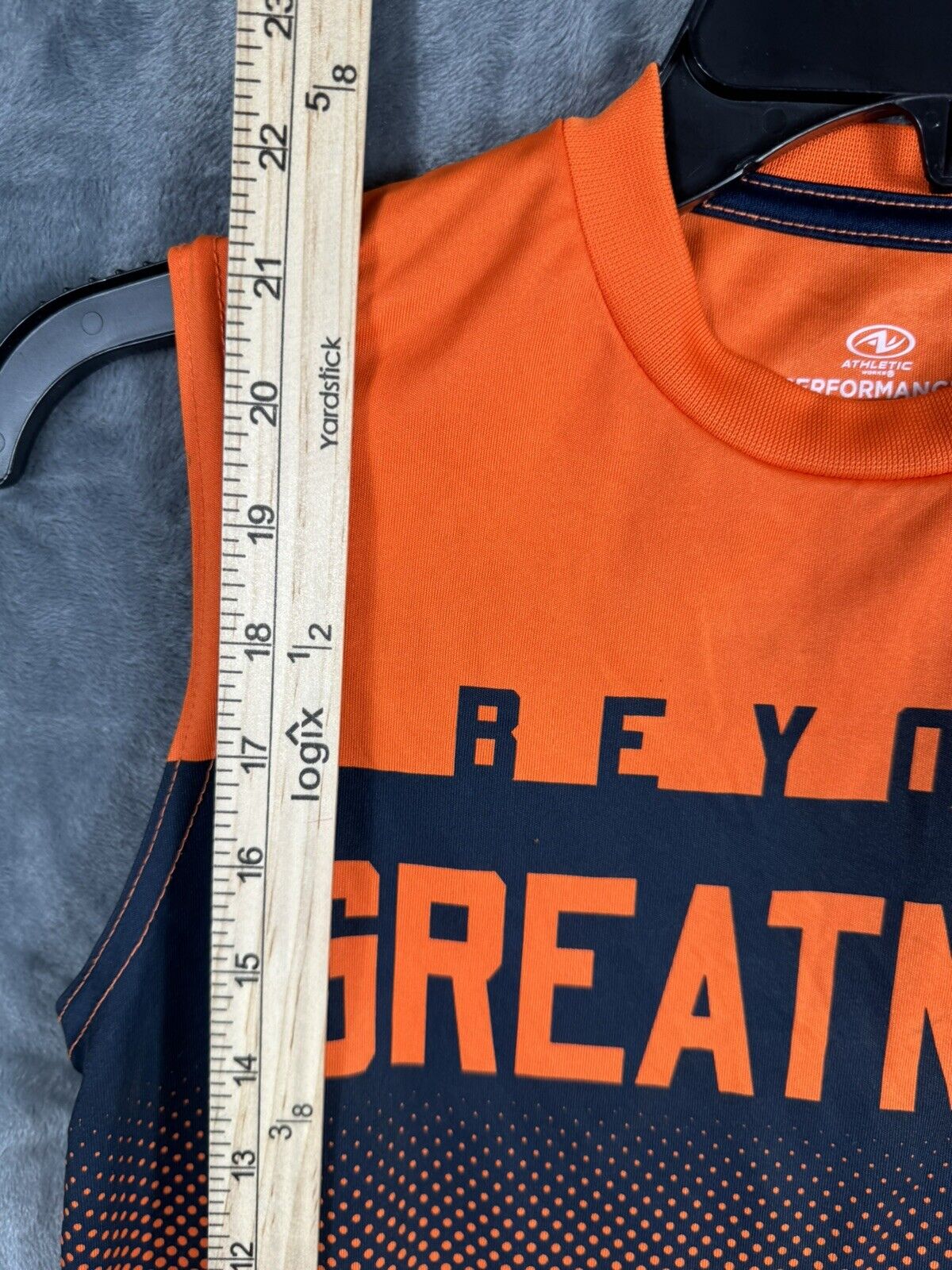 Athletic Works Boys Shirt Performance Active.Beyond Greatnes Tank Top Size 10-12