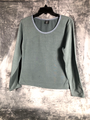 Wuboru Shirt Women’s Green Pull Over Long Sleeve Adult Size Extra Large