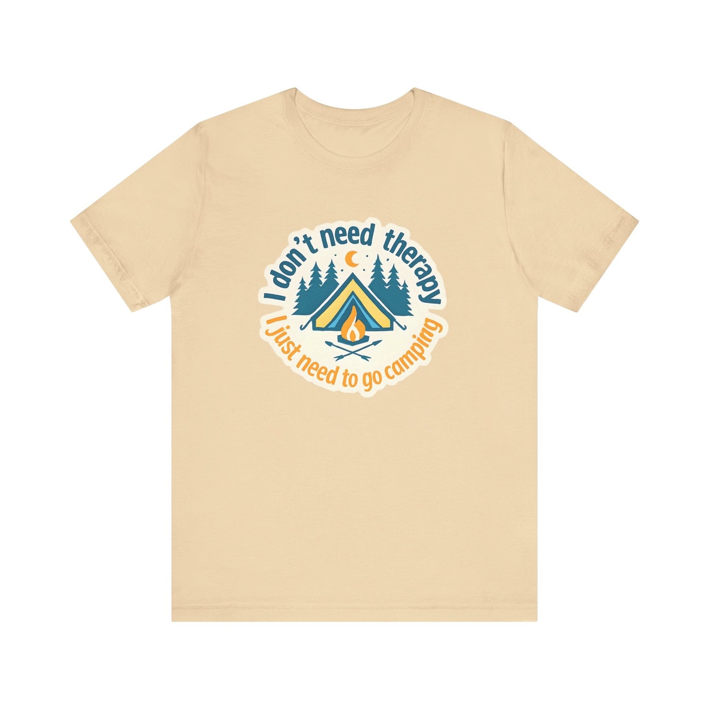 Womans Camping Shirt I dont Need Therapy I Just Need To Go Camping 