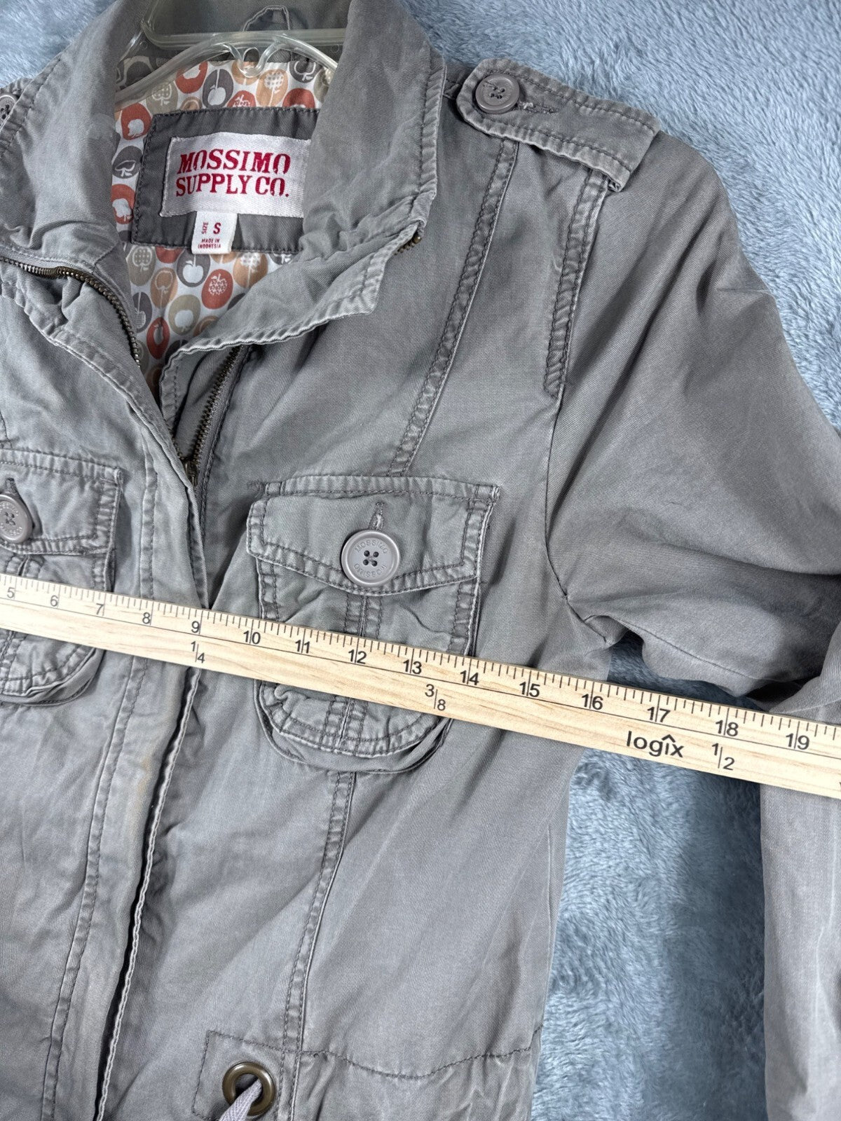 Mossimo Supply Co. Womens Jacket Army Green Utility Coat Size S