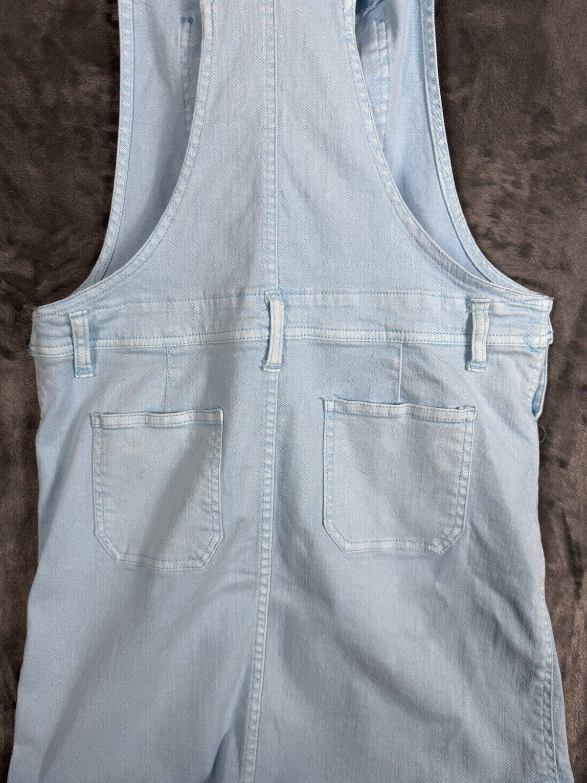 Art Class Women’s Denim Overalls 2X Large Size 18 Stretch Pastal Blue