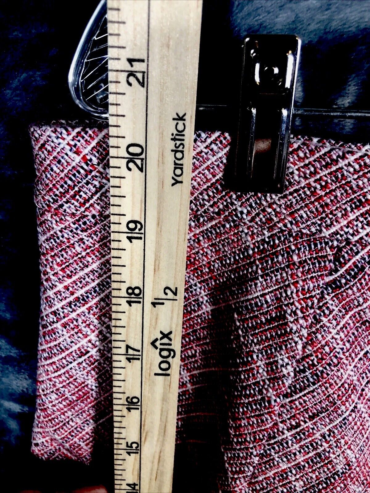 Banana Republic Fringe Skirt Tweed Womens A Line Lined Faux Wrap Size 12