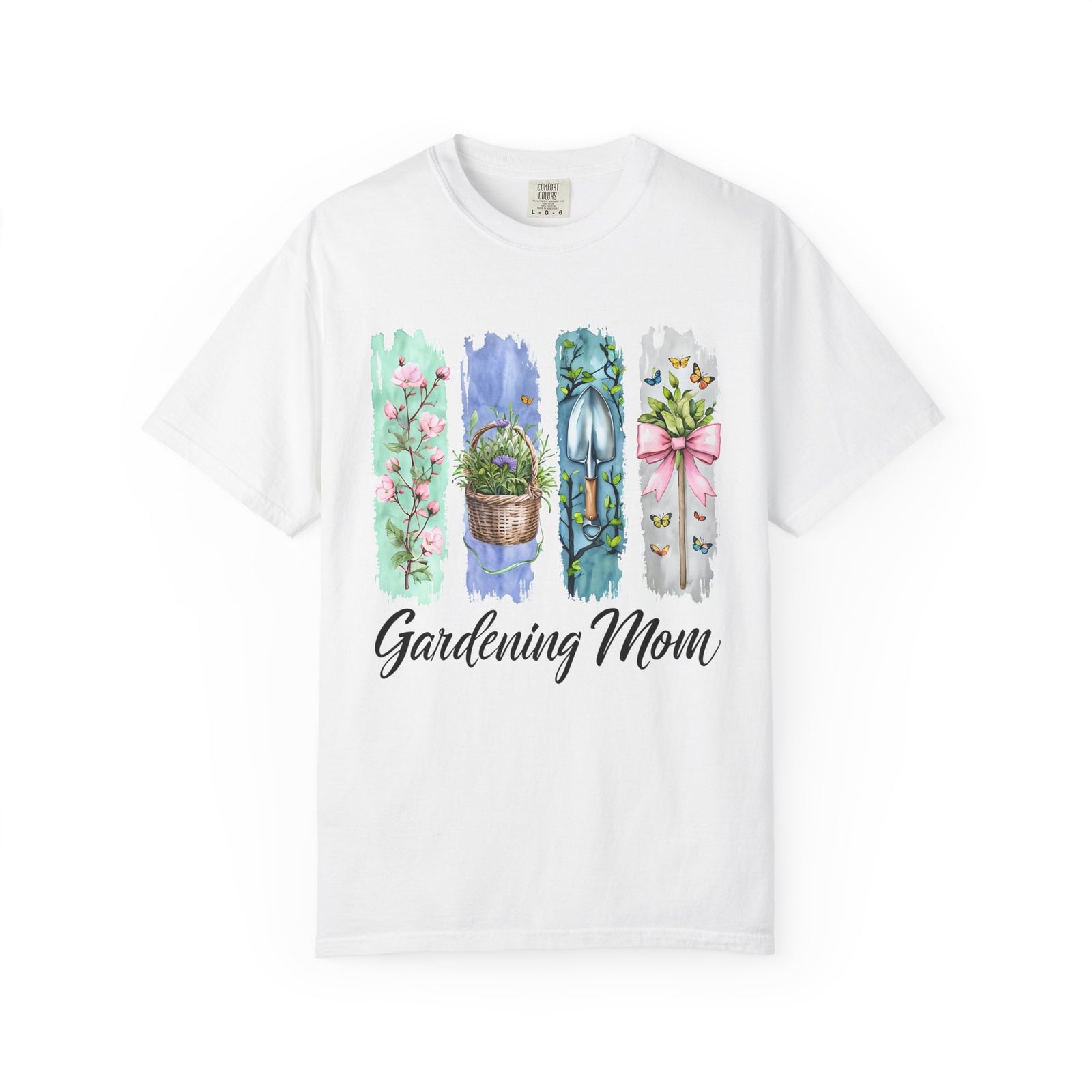 Gardening Mom T-shirt, Botanical Mother Tee, Plant Lover Shirt, Floral Gardener