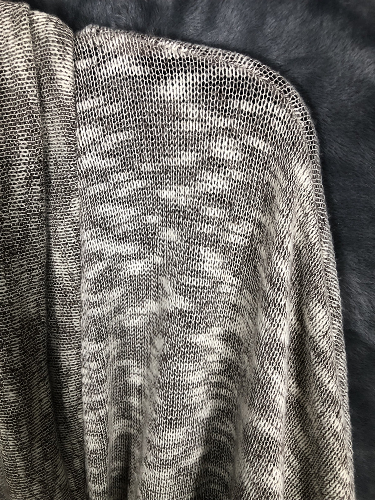 Motherhood Woman's Maternity Gray Open Front Knit Cardigan Sweater With Pockets
