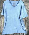Old Navy Classic V-Neck Blue T-Shirt XXL Cotton/Polyester Blend