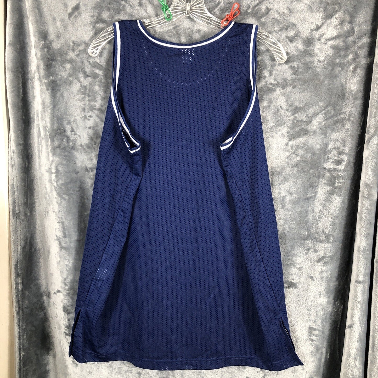 Mens Tank Top New York Jersey Blue Mens Size Large Shirt