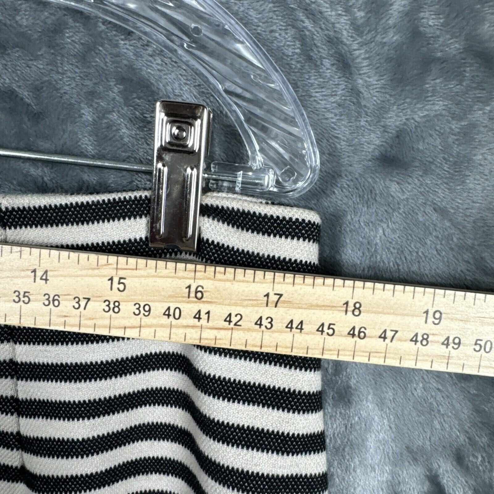 Talberts Skirt Woman’s Stripped Black & white Size 14 W Black & White Striped Pe