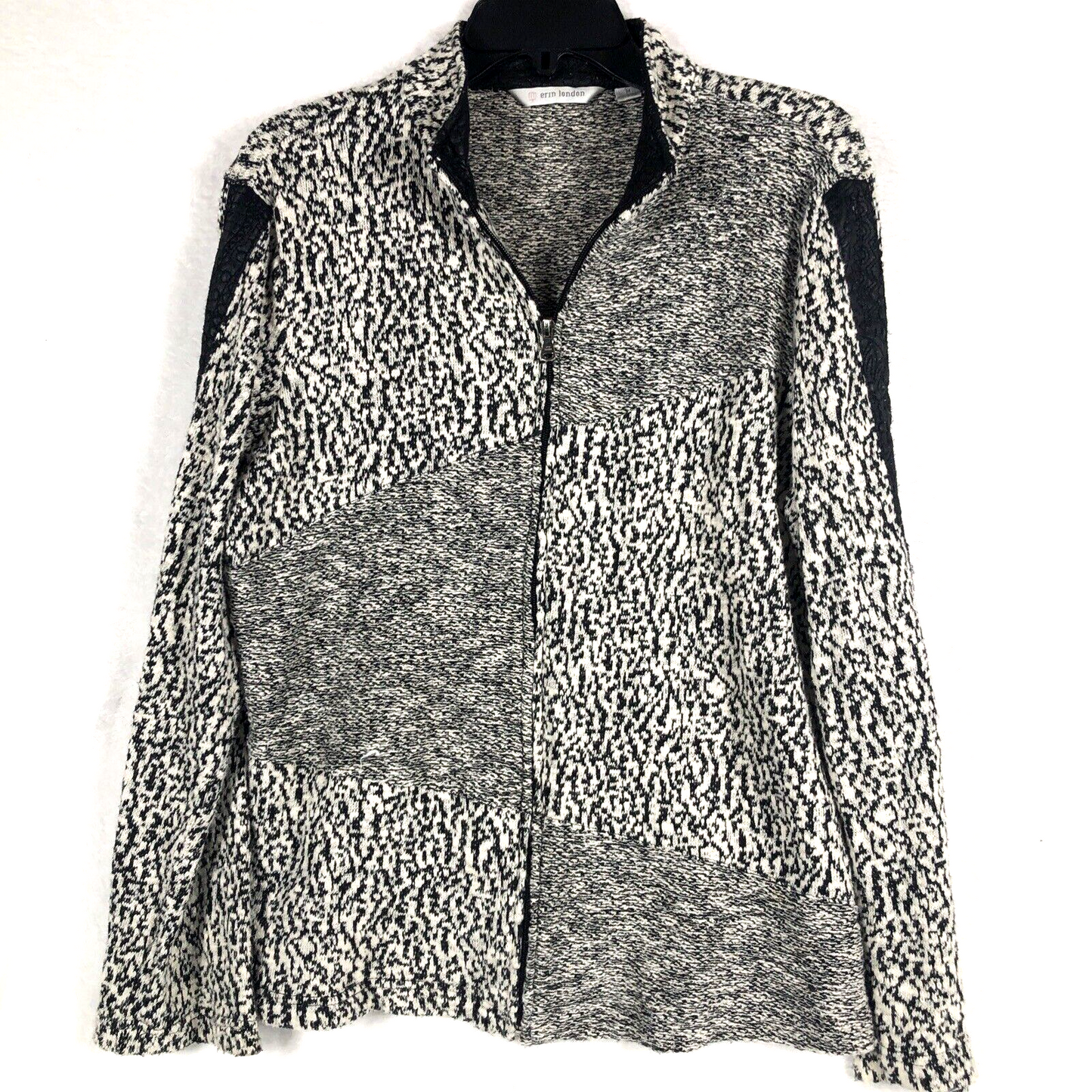 Women's Sweater Animal Print Erin London Jacket Size Adult Medium