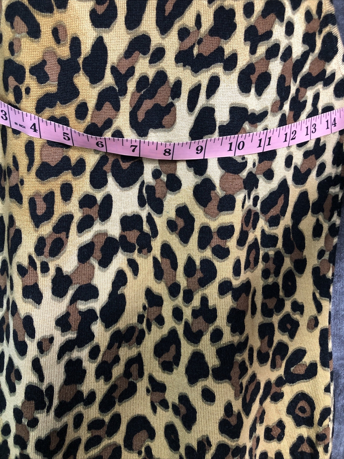 Calvin Klein Woman's Dress Leopard Sleeveless Size Medium