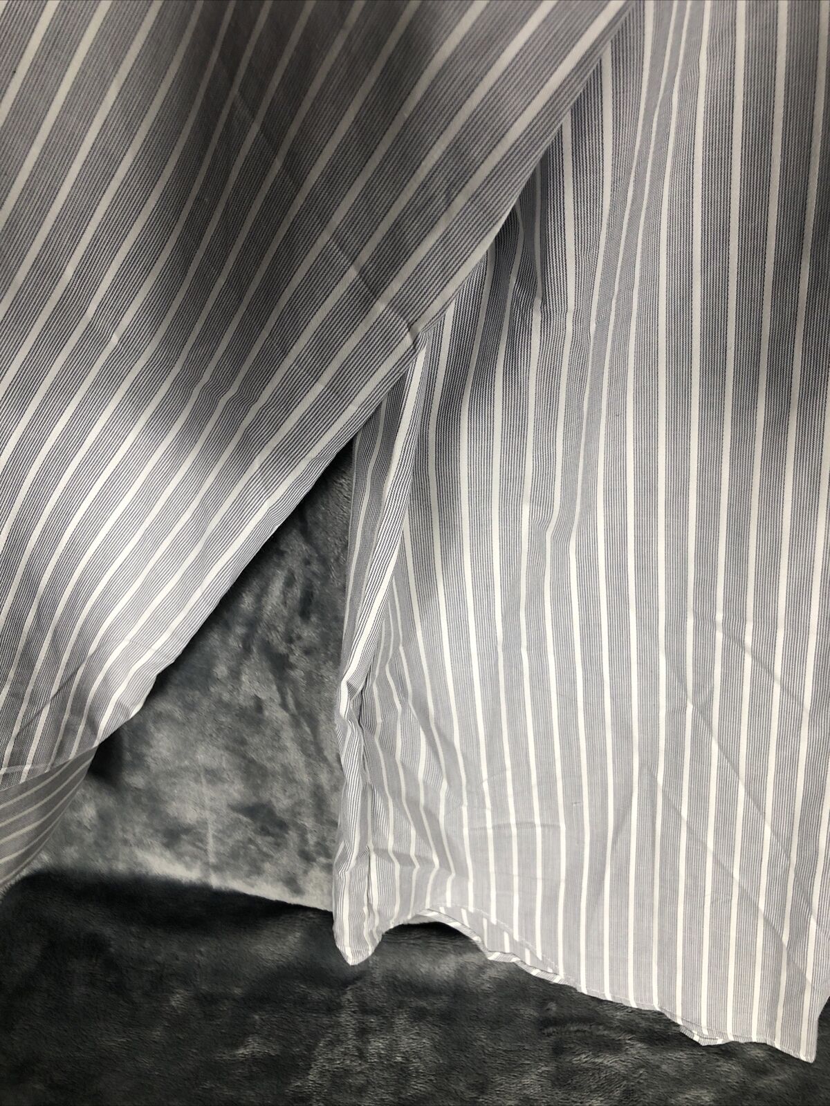 Saint Michael Men’s Shirt Button Down Long Sleeve 17 1/2 Neck 44 Stripped￼