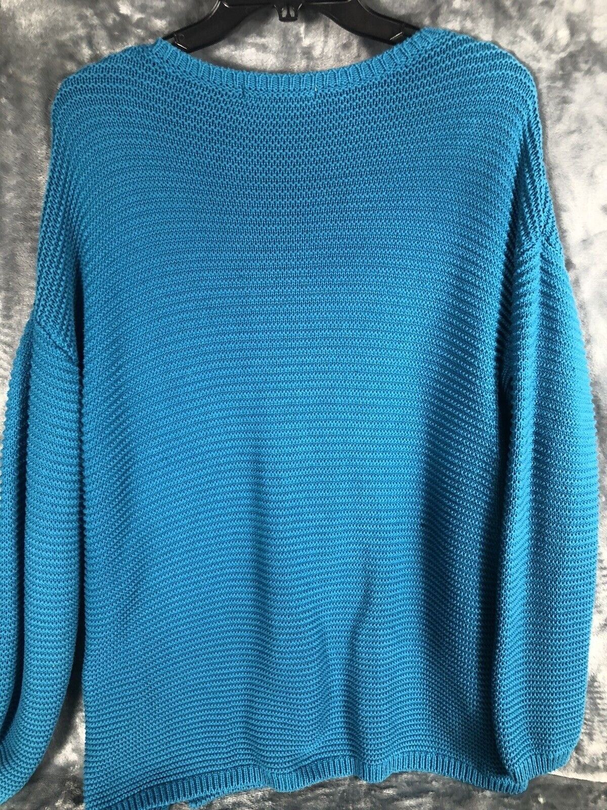 Wool Overs Sweater Woman’s Adult Size Large Blue