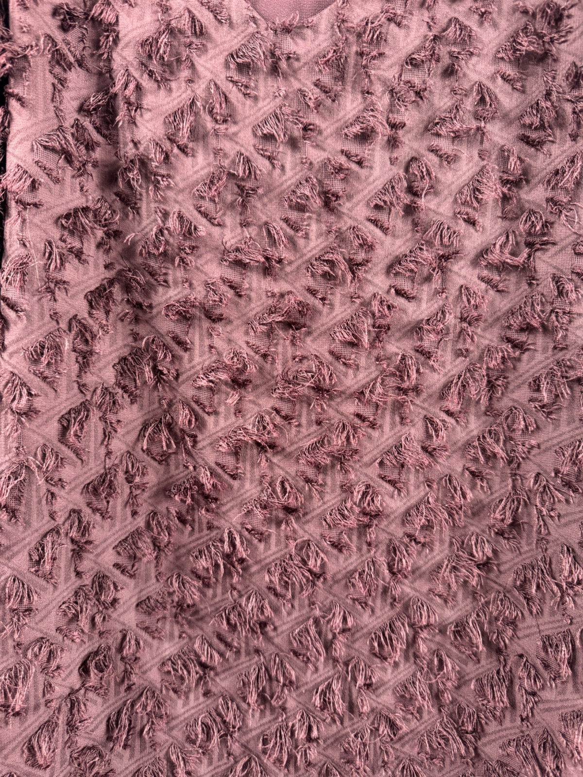 1.State Burgundy Textured Sleeveless V-Neck Tank Top Womens M