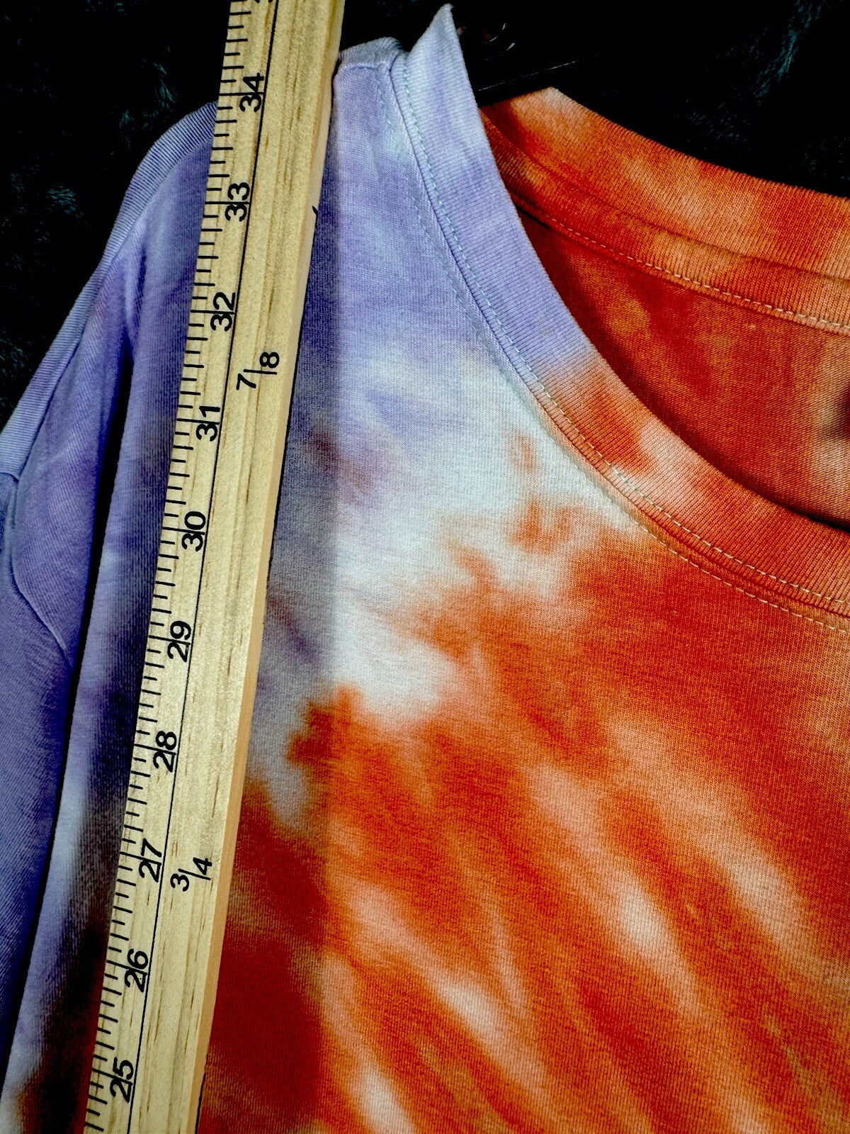 BR Shirt Hippie Tie Dye Men's T Shirt Soft Size Adult Medium Unisex Top