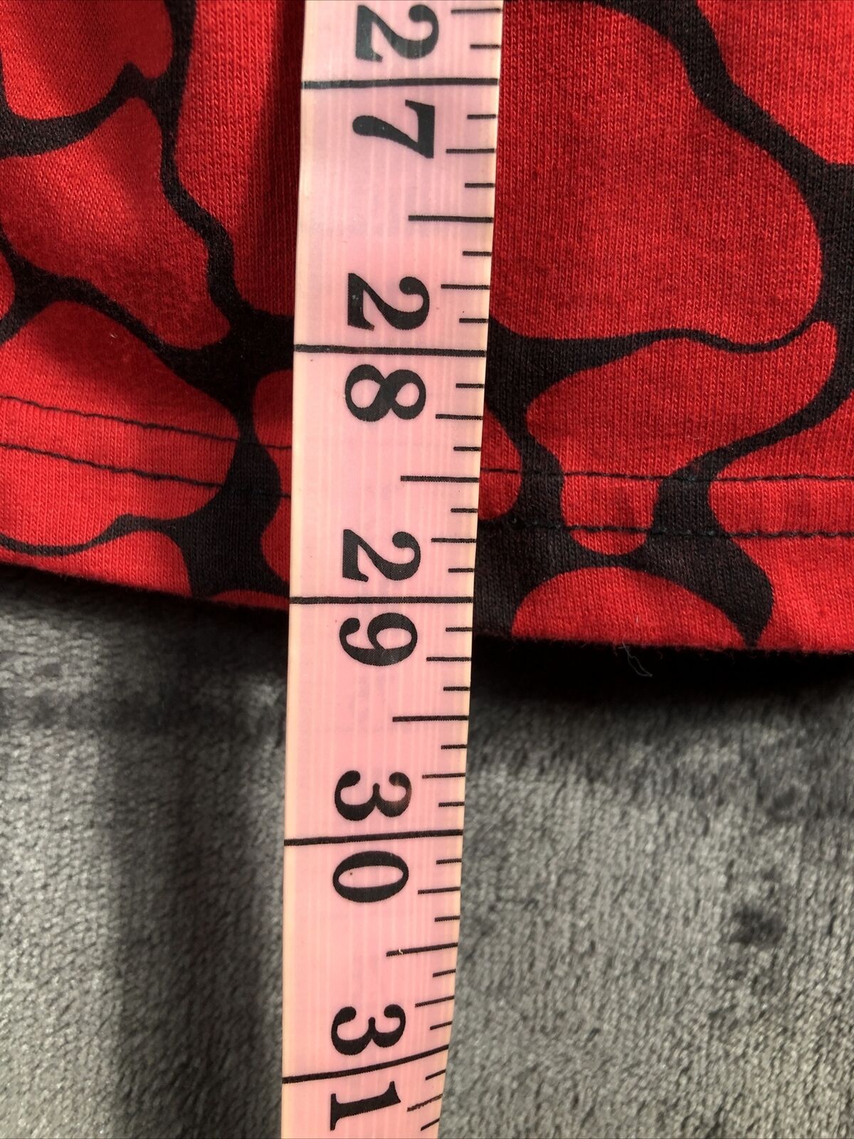 Foot Action Tank Top Red & Black Pocket Mens Size Large