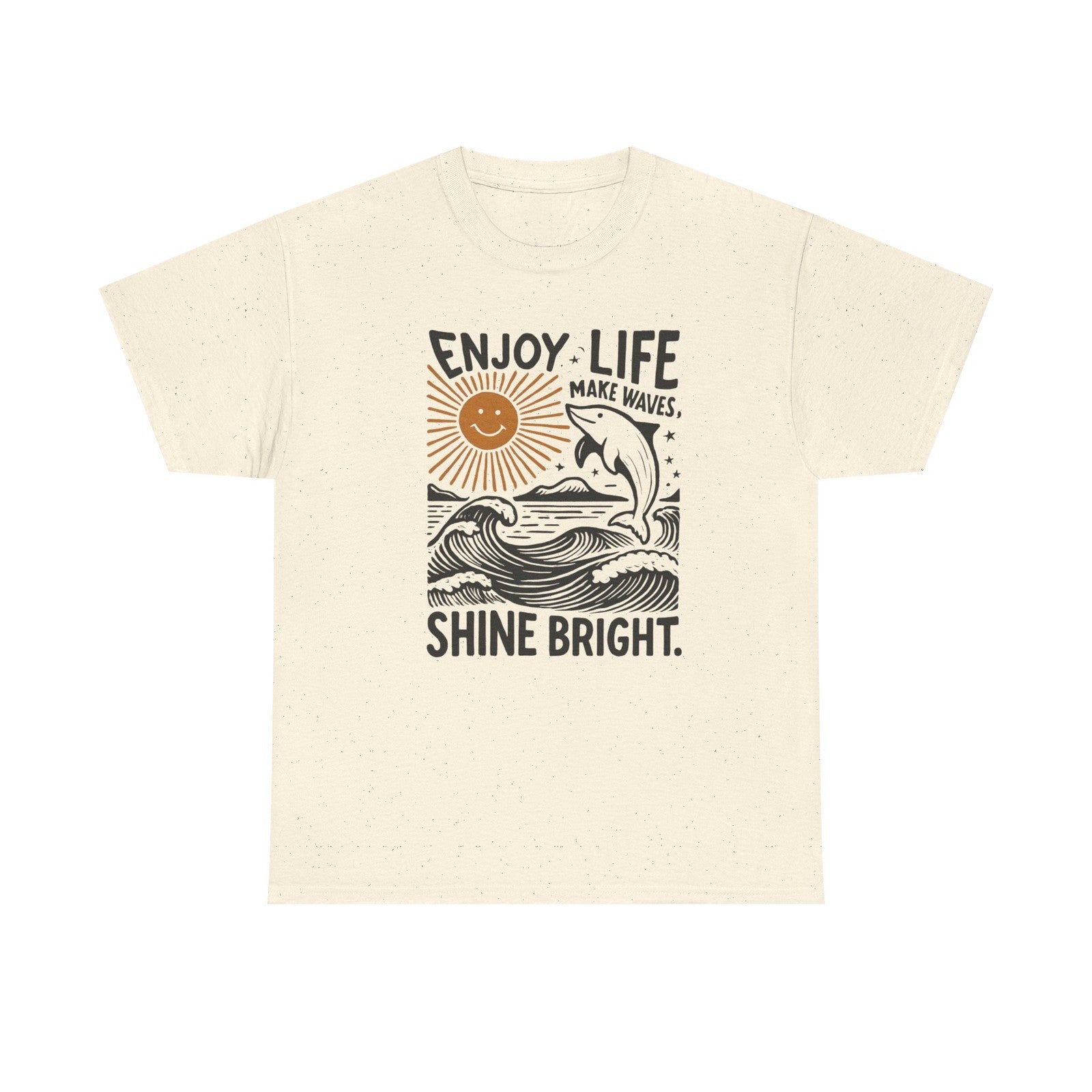 Womans T Shirt Enjoy Life Shine Bright Summer Shirt Inspirational Top