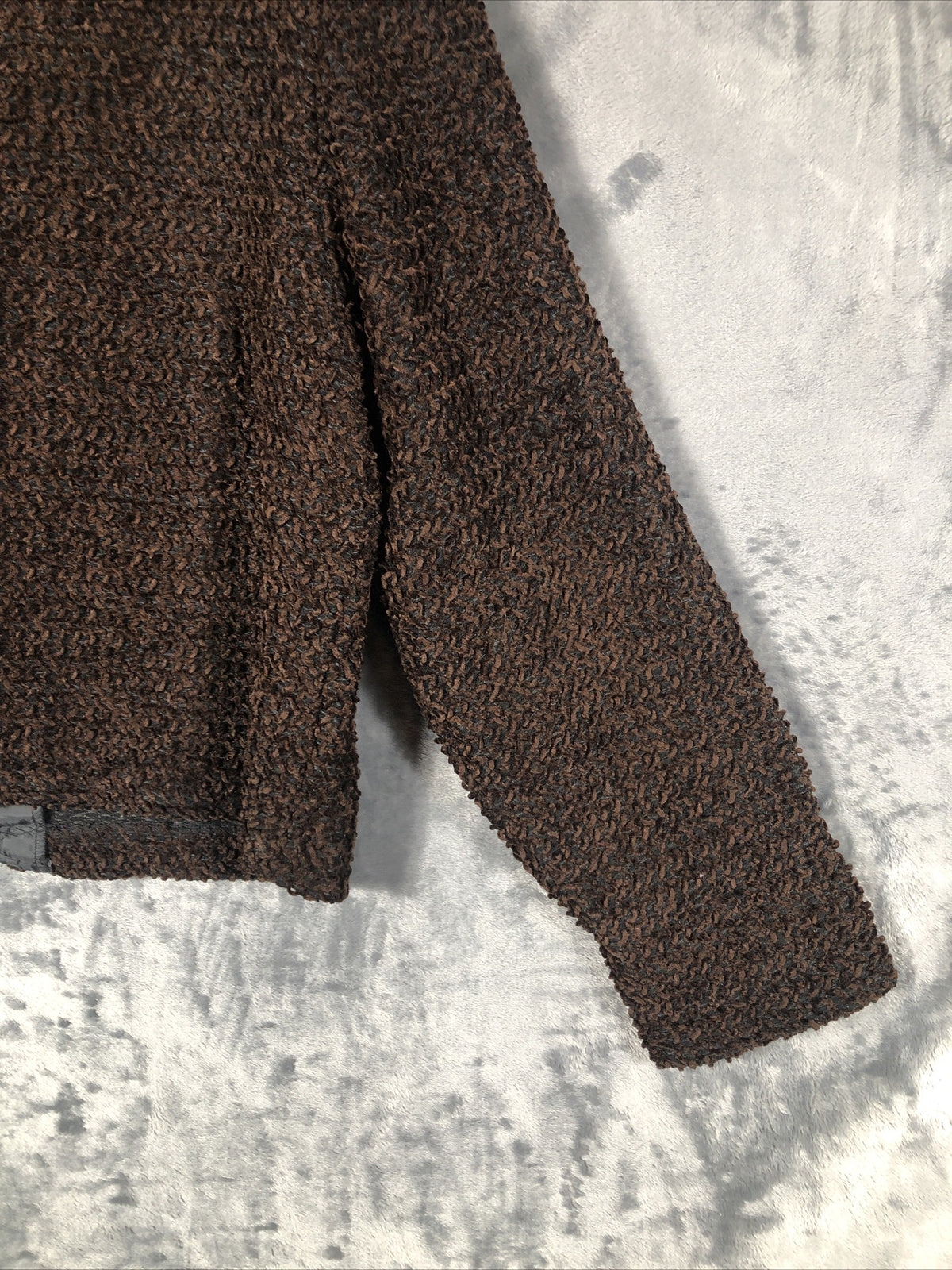 First Options Women’s Jacket Brown Button Up Adult Size Medium